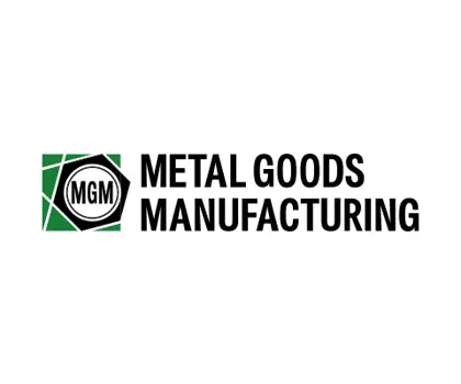 Metal goods manufacturing logo