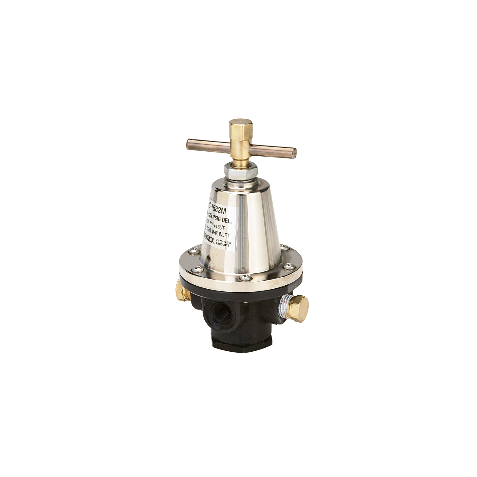 Rego final line pressure regulator for cryogenic gas