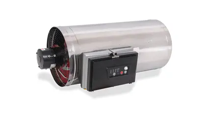 Billede af en varmekanon