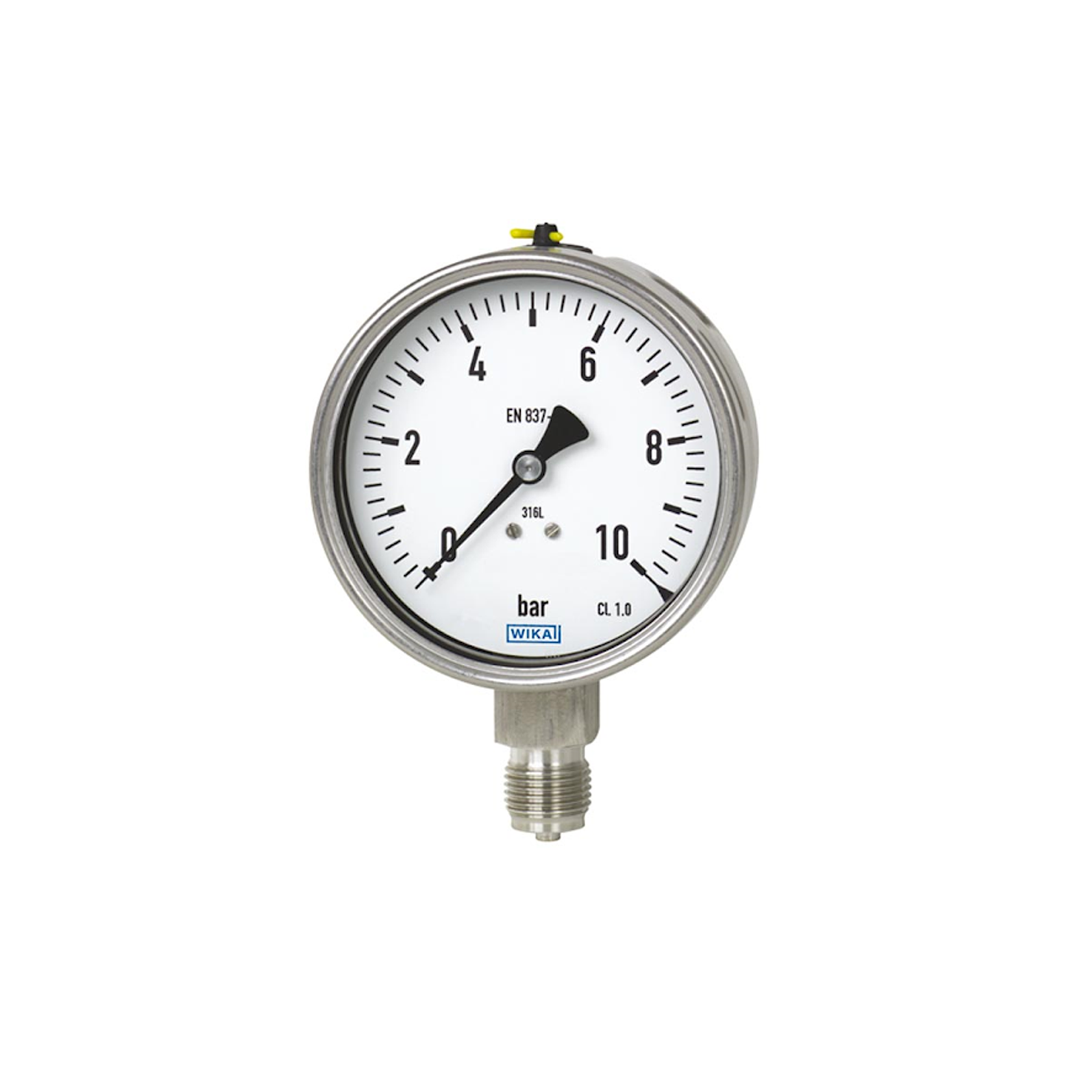 An image of a pressure gauge 