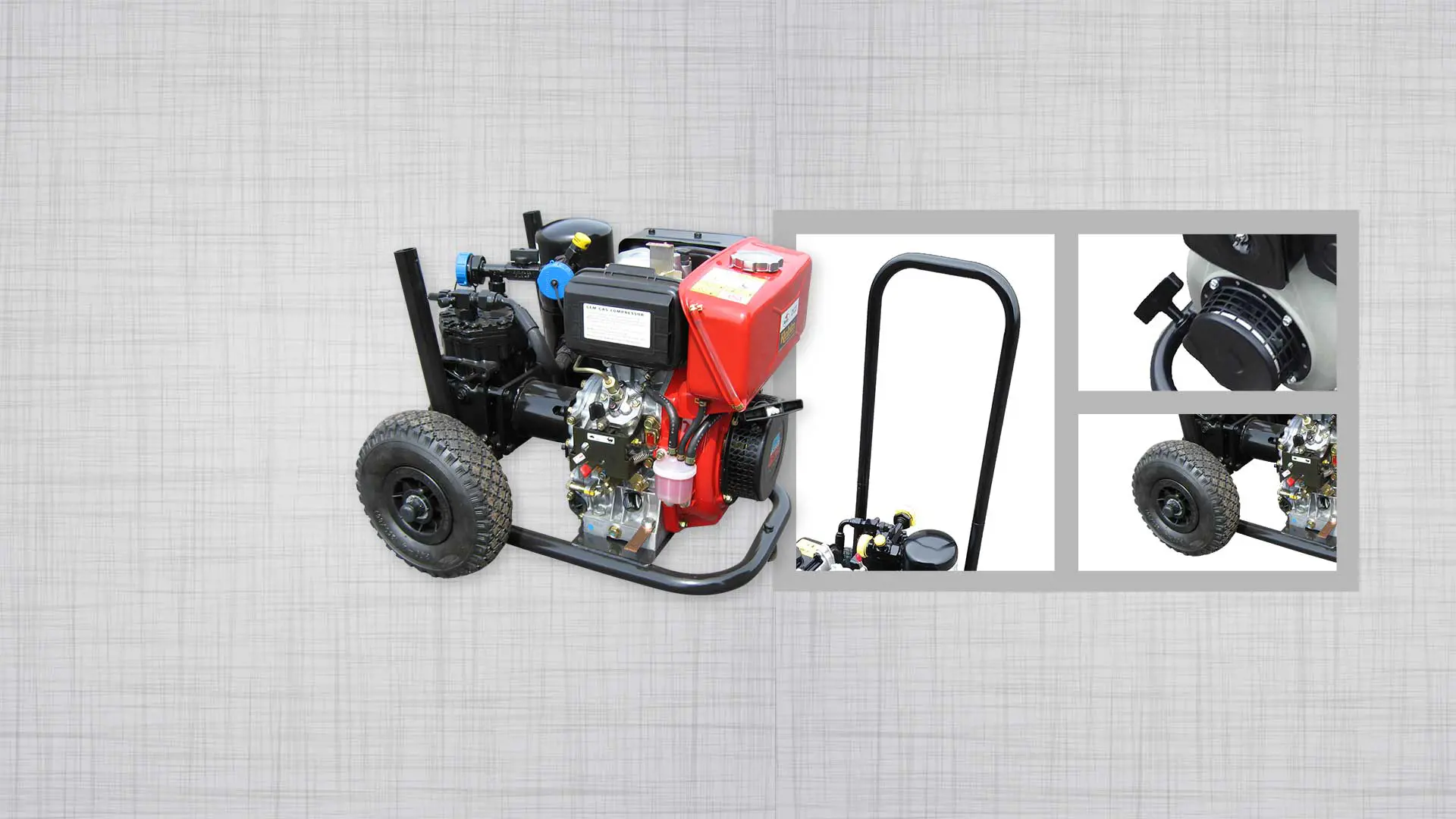 Image collage of a GEM Compressor