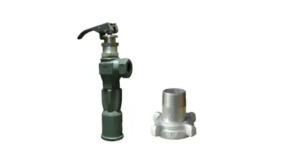 Two pieces from a CME hose coupling